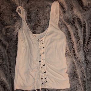Aeropostale lace up tank